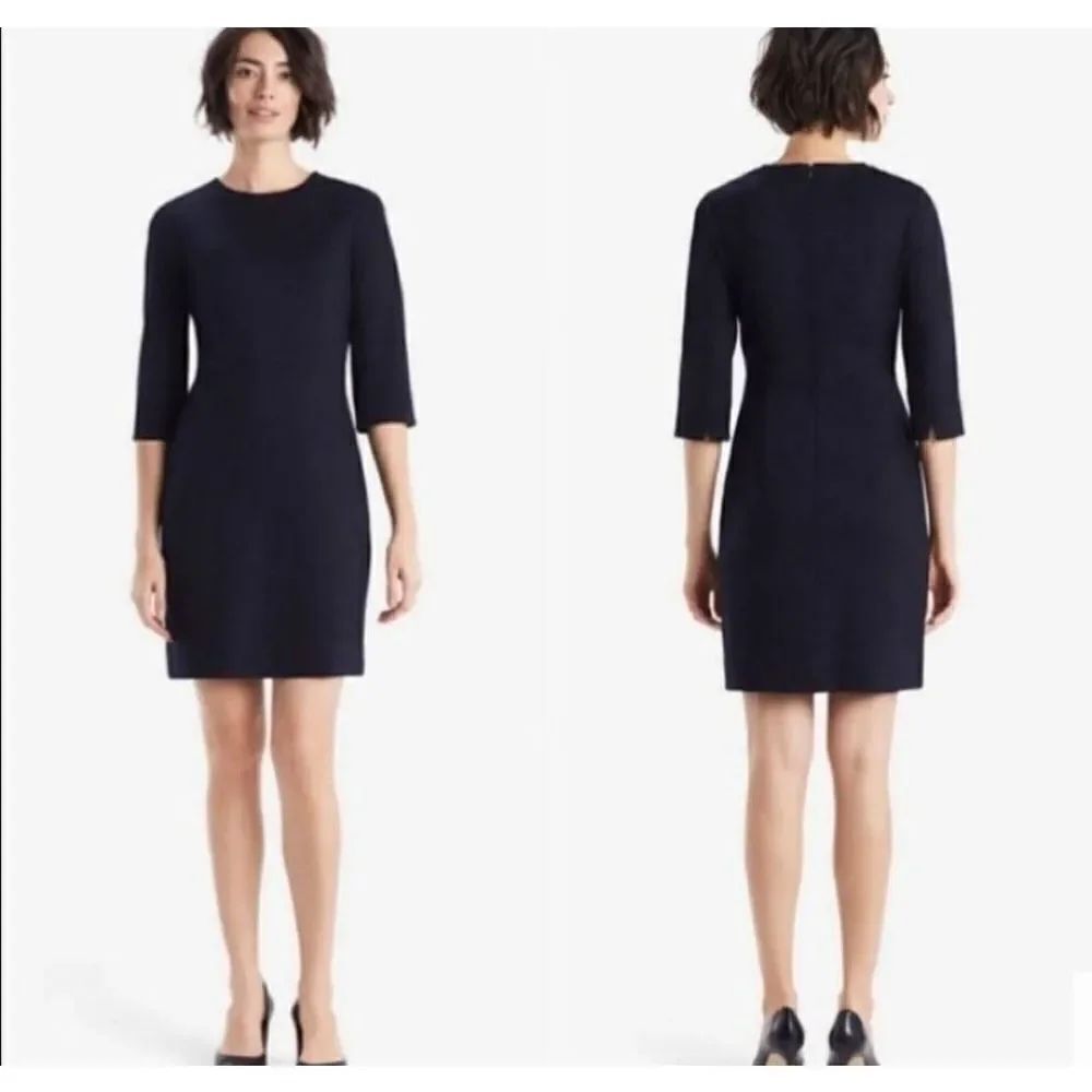 M.M.LaFleur Lena Ponte galaxy blue Dress sz 2